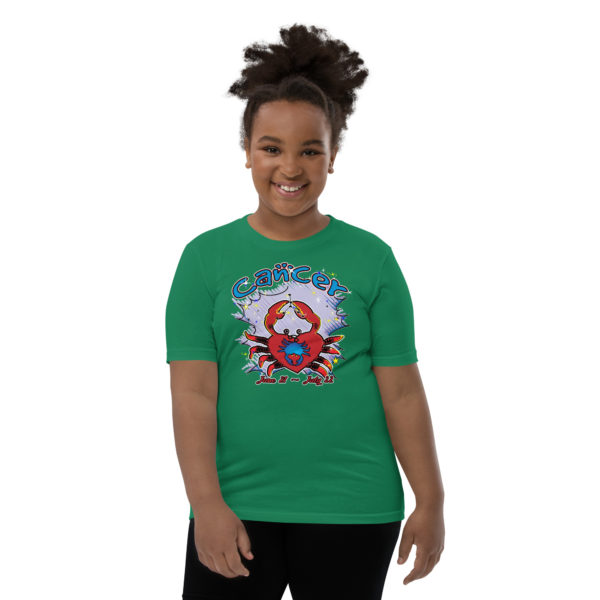 Cancer Zodiac Youth Short Sleeve T-Shirt