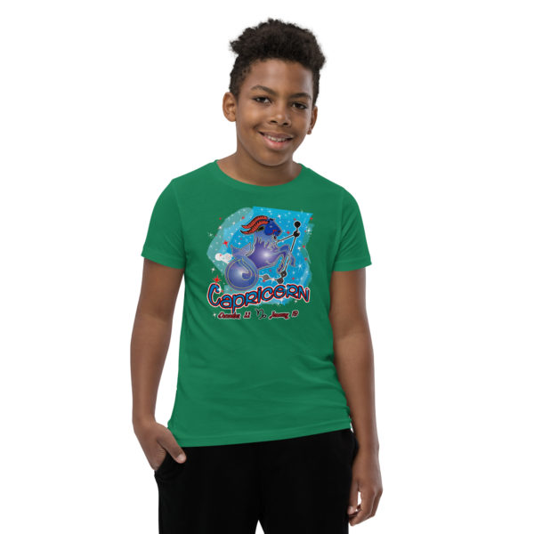 Capricorn Zodiac Youth Short Sleeve T-Shirt