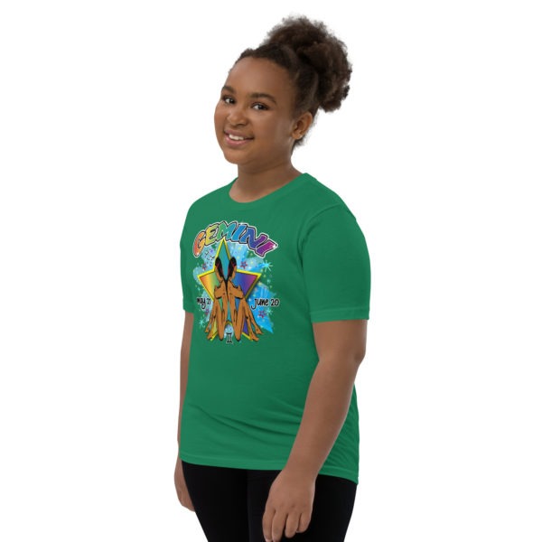 Gemini Zodiac Youth Short Sleeve T-Shirt