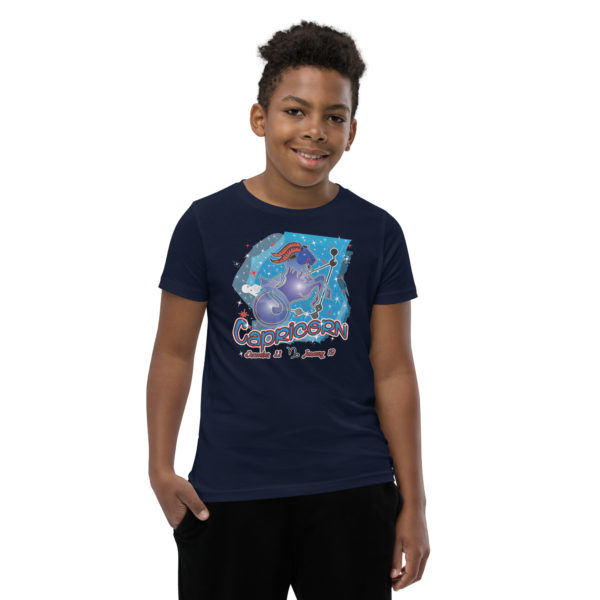 Capricorn Zodiac Youth Short Sleeve T-Shirt