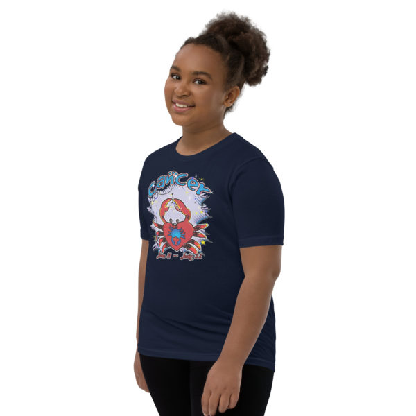 Cancer Zodiac Youth Short Sleeve T-Shirt