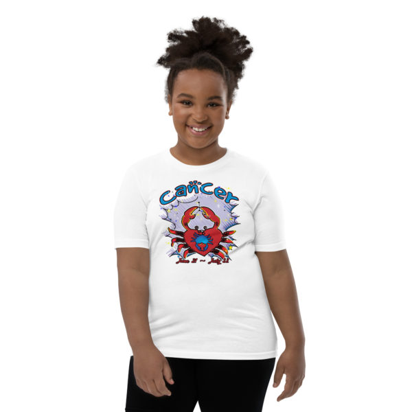 Cancer Zodiac Youth Short Sleeve T-Shirt