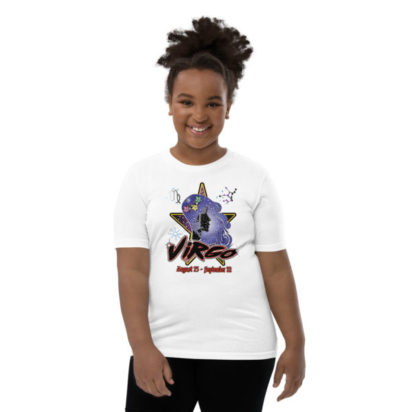 Virgo Zodiac Youth Short Sleeve T-Shirt