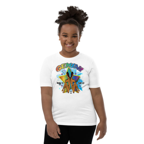 Gemini Zodiac Youth Short Sleeve T-Shirt