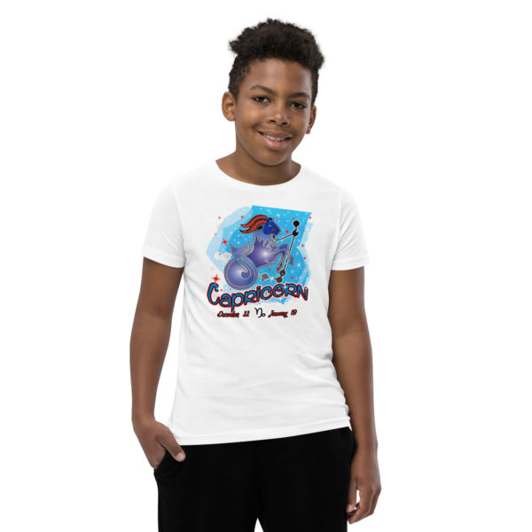 Capricorn Zodiac Youth Short Sleeve T-Shirt