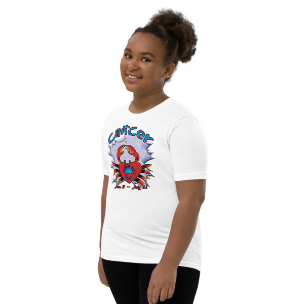 Cancer Zodiac Youth Short Sleeve T-Shirt