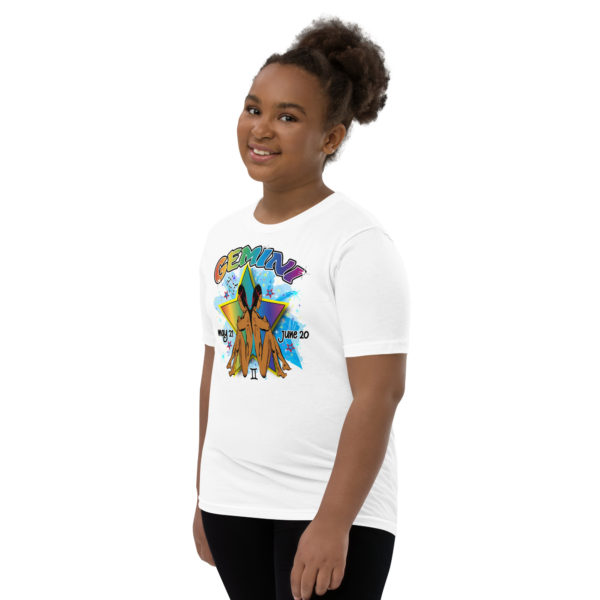 Gemini Zodiac Youth Short Sleeve T-Shirt