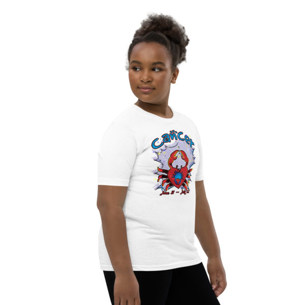 Cancer Zodiac Youth Short Sleeve T-Shirt