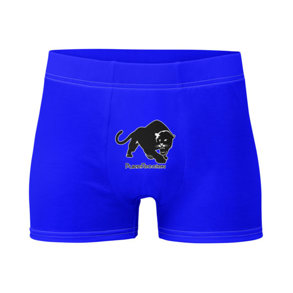 Purrfeccion (Blk Pantha) Blue Boxer Briefs