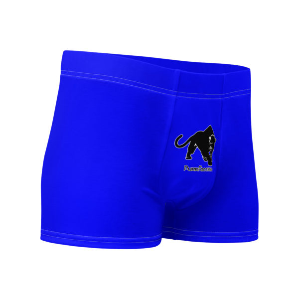 Purrfeccion (Blk Pantha) Blue Boxer Briefs