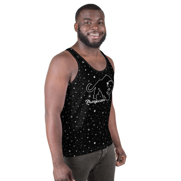 Purrfeccion (Blk Pantha) Star Studded Tank Top