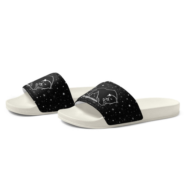 Purrfeccion Star Studded, (Blk Pantha) Men’s Slides