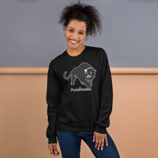 Purrfeccion (Blk Pantha) Unisex Sweatshirt