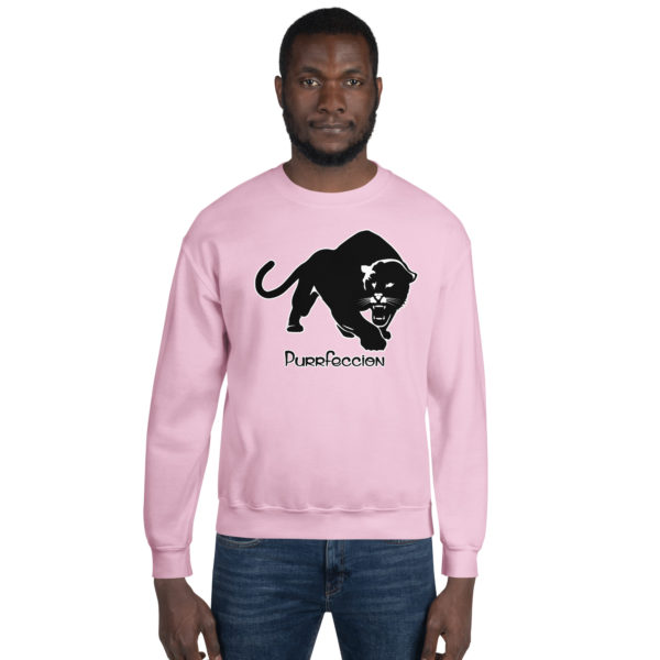 Purrfeccion (Blk Pantha) Unisex Sweatshirt