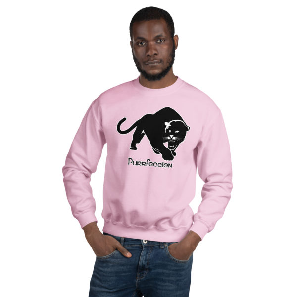 Purrfeccion (Blk Pantha) Unisex Sweatshirt