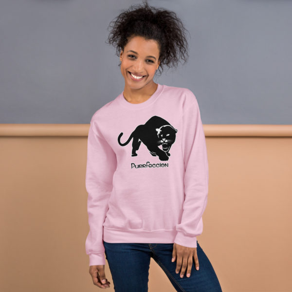 Purrfeccion (Blk Pantha) Unisex Sweatshirt