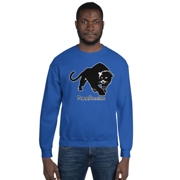 Purrfeccion (Blk Pantha) Unisex Sweatshirt