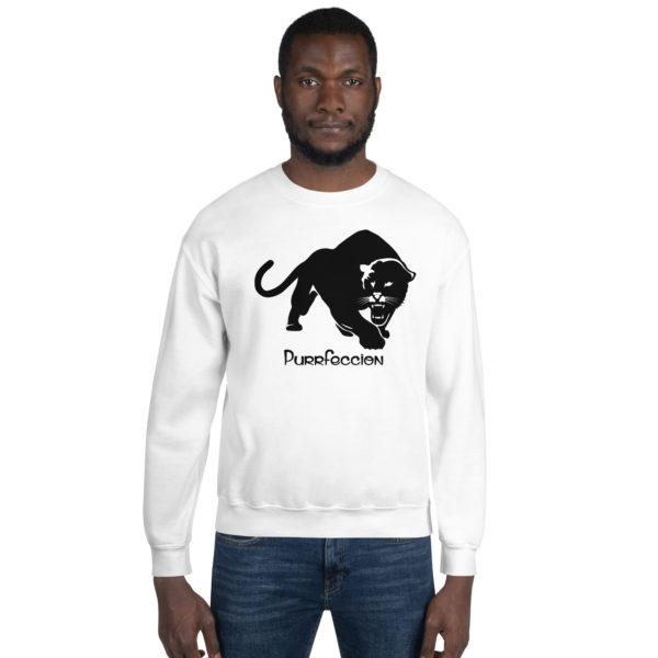 Purrfeccion (Blk Pantha) Unisex Sweatshirt