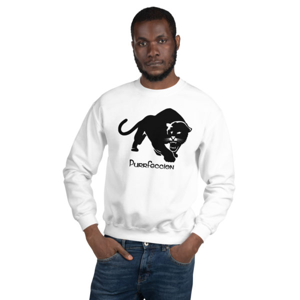 Purrfeccion (Blk Pantha) Unisex Sweatshirt