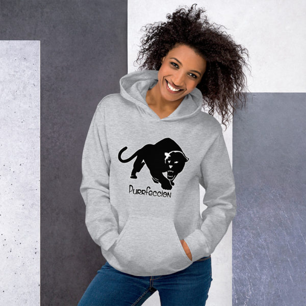 Purrfeccion (Blk Pantha) Unisex Hoodie