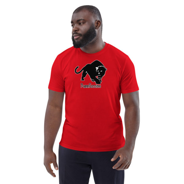 Purrfeccion (Blk Pantha) Men’s Organic Cotton T-Shirt