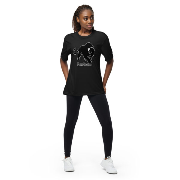 Purrfeccion (Blk Pantha) Unisex Performance Crew Neck T-Shirt