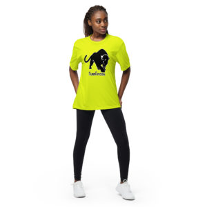 Purrfeccion (Blk Pantha) Unisex Performance Crew Neck T-Shirt