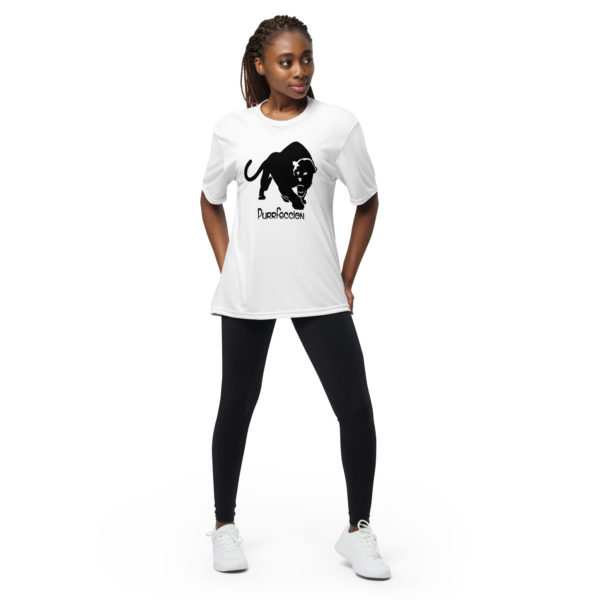 Purrfeccion (Blk Pantha) Unisex Performance Crew Neck T-Shirt