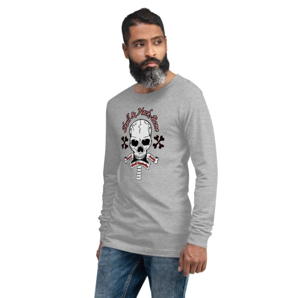 Skull & Neck Bone Men/Unisex Long Sleeve Tee