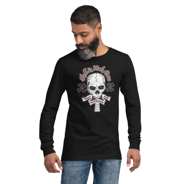 Skull & Neck Bone Men/Unisex Long Sleeve Tee