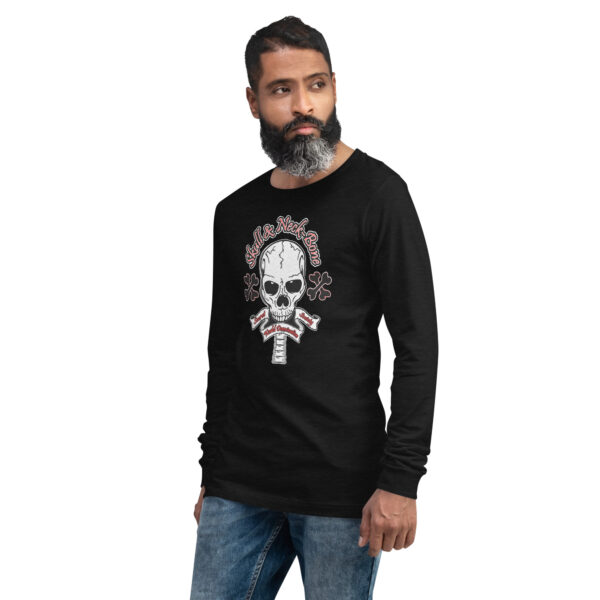 Skull & Neck Bone Men/Unisex Long Sleeve Tee